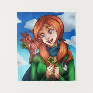 Tenture Fille chanceuse