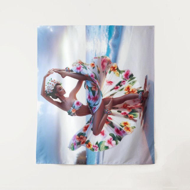 Tenture Fille dansante (Devant)