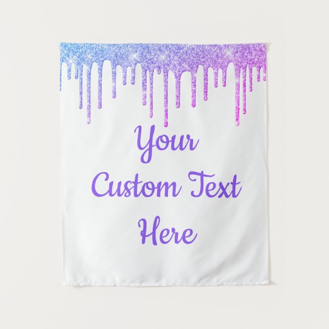 Tenture Fille Parties scintillant Anniversaire de la fête  (Devant)