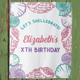 Tenture Filles Coquillages Anniversaire