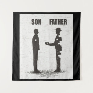 Tenture Fils et père