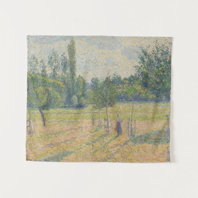 Tenture "Fin d'après-midi dans notre prairie" - Camille Pi (Devant (Horizontal))