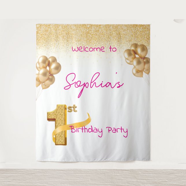 Tenture First Birthday Tapestry (Devant)