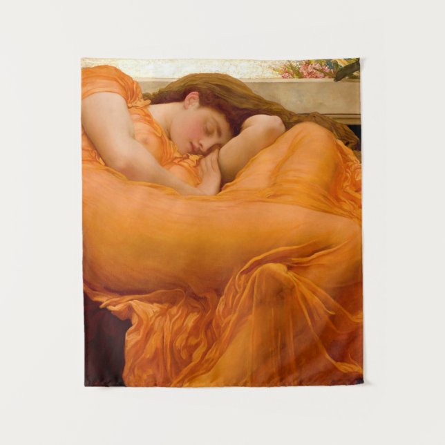 Tenture Flaming Juin Peinture Par Frederic Leighton (Devant)