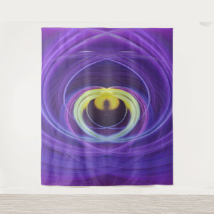 Tenture flamme violette