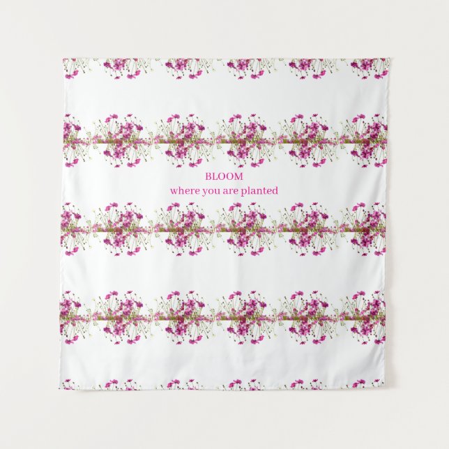 Tenture Flat Save The Date Card (Devant)