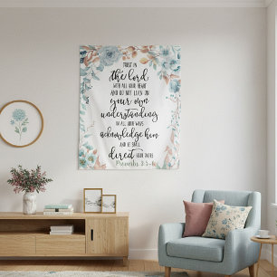 Tenture Fleur de confiance dans le Seigneur