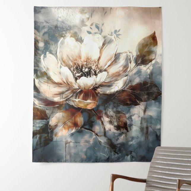 Tenture Fleur de pivoine aquarelle douce (Créateur téléchargé)