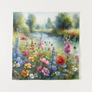 Tenture Fleur d'été du Fleur sauvage du ruisseau Tapestry