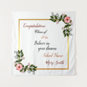 Tenture Fleur Populaire Personnaliser Rose Blanche Rose