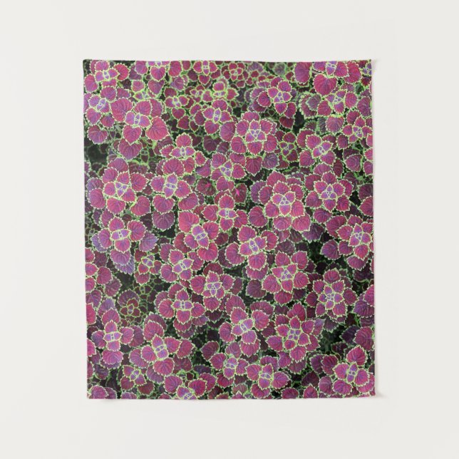 Tenture Fleurs à pétales roses (Devant)