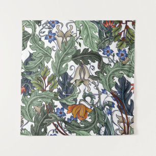 Tenture Fleurs, art déco, moderne, sans soudure.