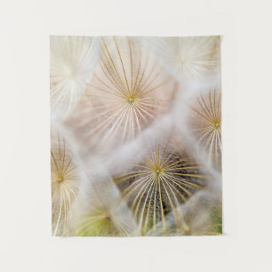 Tenture Fleurs blanches de pissenlit