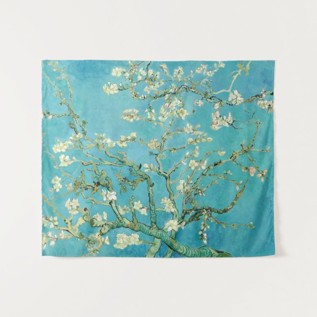 Tenture Fleurs d'amandes | Vincent van Gogh (Devant (Horizontal))