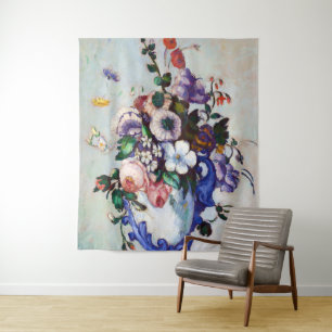 Tenture Fleurs dans un Vase Rococo, Paul Cezanne