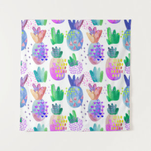 Tenture Fleurs d'automne peintes à la main, motif sans sou