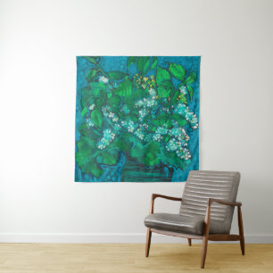 Tenture Fleurs de cerisier d'oiseaux Fleurir peinture flor