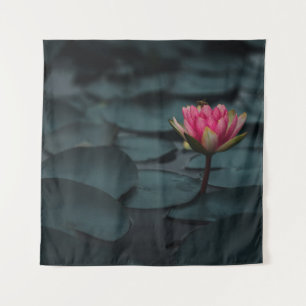 TENTURE FLEURS DE LOTUS PURPLE SUR L'EAU