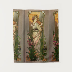 Tenture Fleurs des montagnes par Élisabeth Sonrel