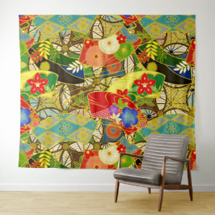 Tenture Fleurs d'été