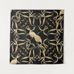 Tenture Fleurs et oiseaux : Nouveau Style Vintage