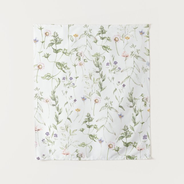 Tenture Fleurs Vintage Pastel (Devant)