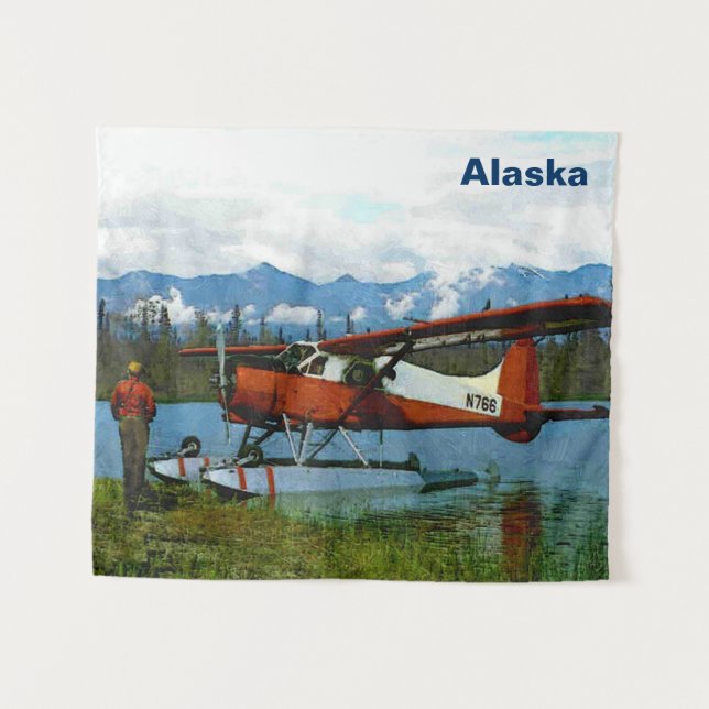 Tenture Floatplane De Havilland Beaver - Alaska (Devant (Horizontal))