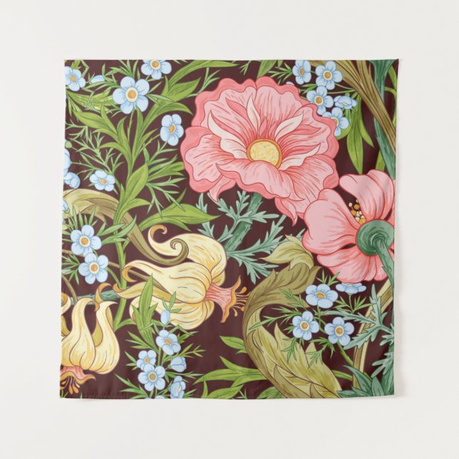 Tenture Floral motif sans couture, arrière - plan avec In  (Devant)