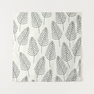 Tenture Floral naturel : Vintage blanc Abstrait