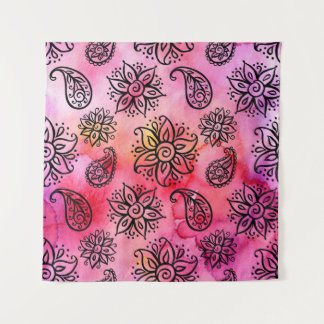 Tenture Floral ornemental : Ethnic Seamless