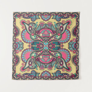Tenture Floral Paisley Bandanna : Ornement traditionnel