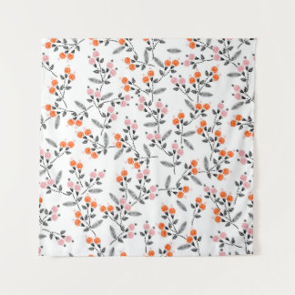Tenture Flore de la Liberté : Broderie À Poignées