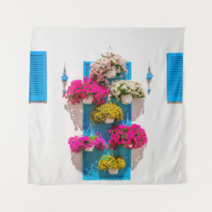 Tenture Flore ethnique : Mur de jardin