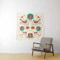 Flore folk aux oiseaux