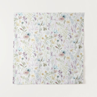 Tenture Flore printanière de la faune et de la flore