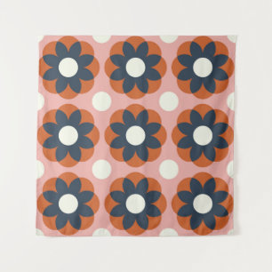 Tenture Flore scandinave : Design Vintage sans joint