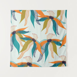 Tenture Flore tendance : Main tiré scandinave.