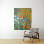 Tenture Flower Garden by Gustav Klimt<br><div class="desc">Beautiful colorful painting of a flower garden by Gustav Klimt. Amazing variations of colors and beautiful flowers fit beautiful on many sorts of wonderful products and venft ideas.</div>