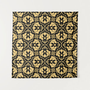 Tenture Flower geometric pattern. Seamless vintage backgro