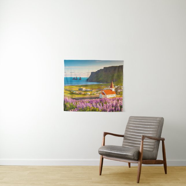 Tenture Flowers (homonymie) | Lupines in Bloom Southern Ic (En situation (horizontale))