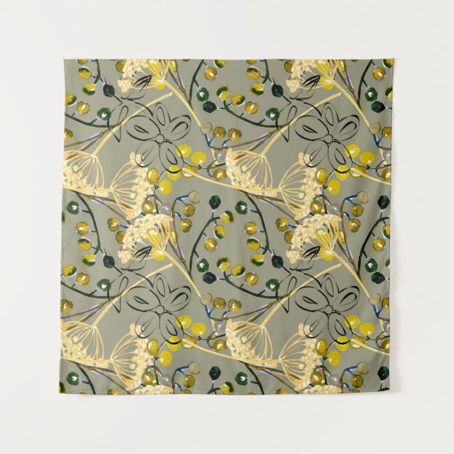 Tenture Fond aquarelle, motif sans couture (Devant)