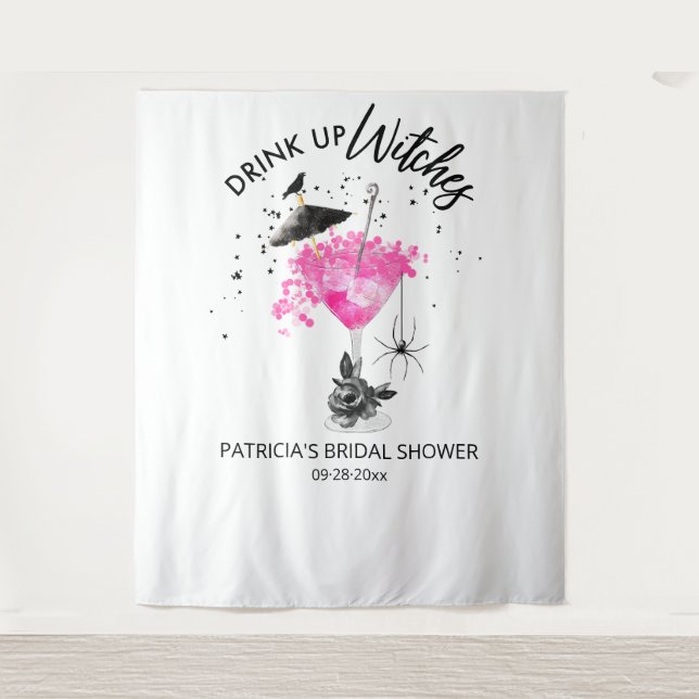 Tenture Fond de Buveuses de Sorcières pour enterrement de  (Devant)