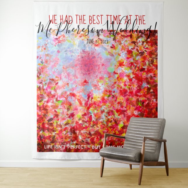 Tenture Fond de cabine photo à feuilles abstraites (En situation)