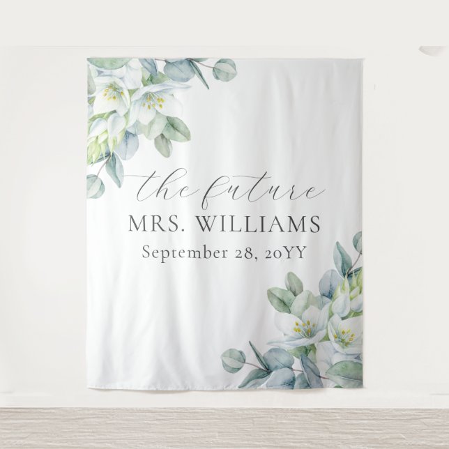 Tenture Fond de cabine photo élégant avec verdure pour fut (Devant)