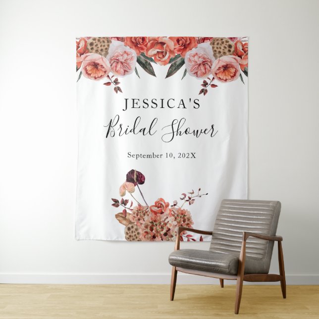 Tenture Fond de cabine photo Floral d'automne (En situation)