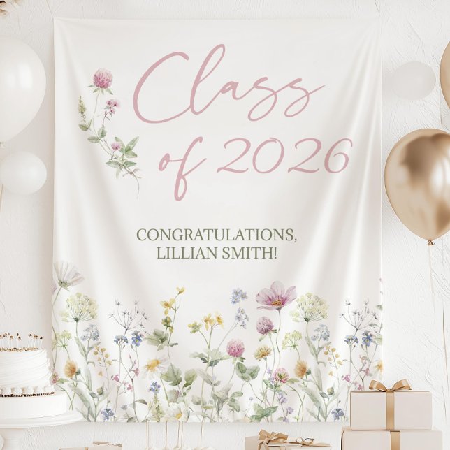 Tenture Fond de cérémonie de remise de diplômes aux fleurs (Créateur téléchargé)