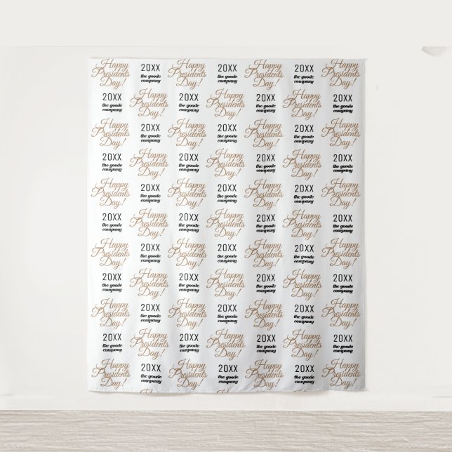 Tenture Fond de décor à répétition pour la Journée des Pré (Devant)