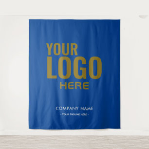 Tenture Fond de décor personnalisé avec logo d'entreprise 