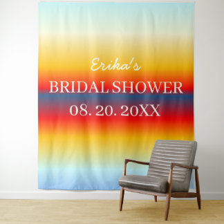 Tenture Fond de décor pour Baby Shower de mariage Bright O