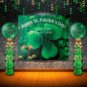 Tenture Fond de décor pour la fête de la Saint-Patrick ave